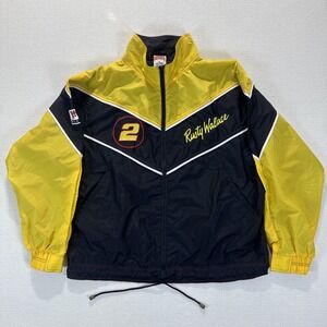 Vintage Nutmeg Racing Rusty Wallace 90s Nascar XL Jacket NOS